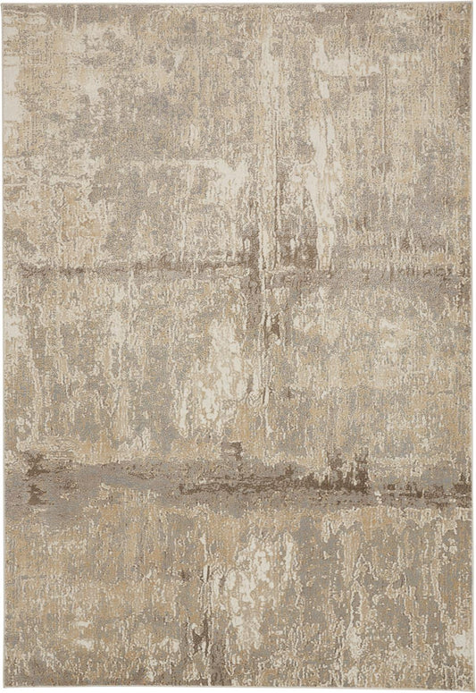 Feizy Parker 3701F Ivory/Gray Area Rug