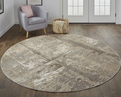 Feizy Parker 3701F Ivory/Gray Area Rug