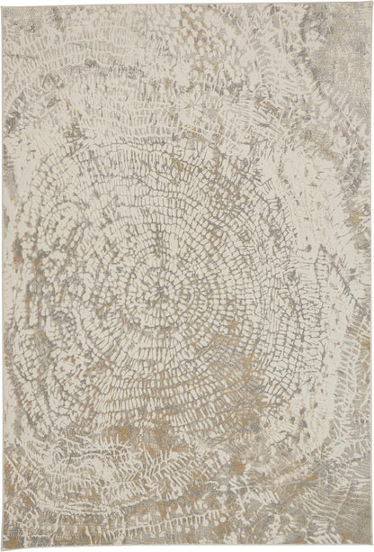 Feizy Parker 3702F Ivory/Gray Area Rug