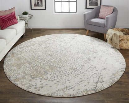 Feizy Parker 3702F Ivory/Gray Area Rug