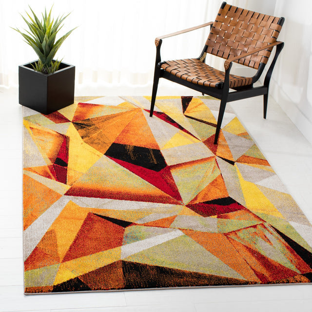 Safavieh Porcello Prl6940P Orange/Red Rugs.