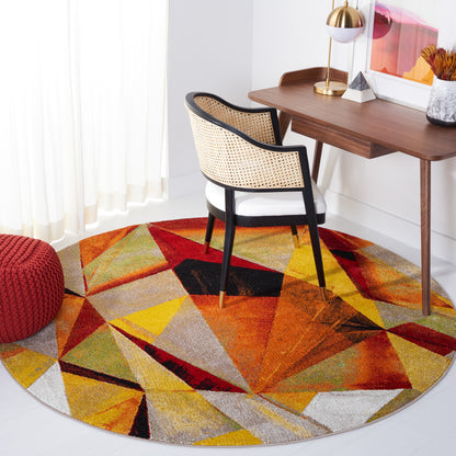 Safavieh Porcello Prl6940P Orange/Red Area Rug