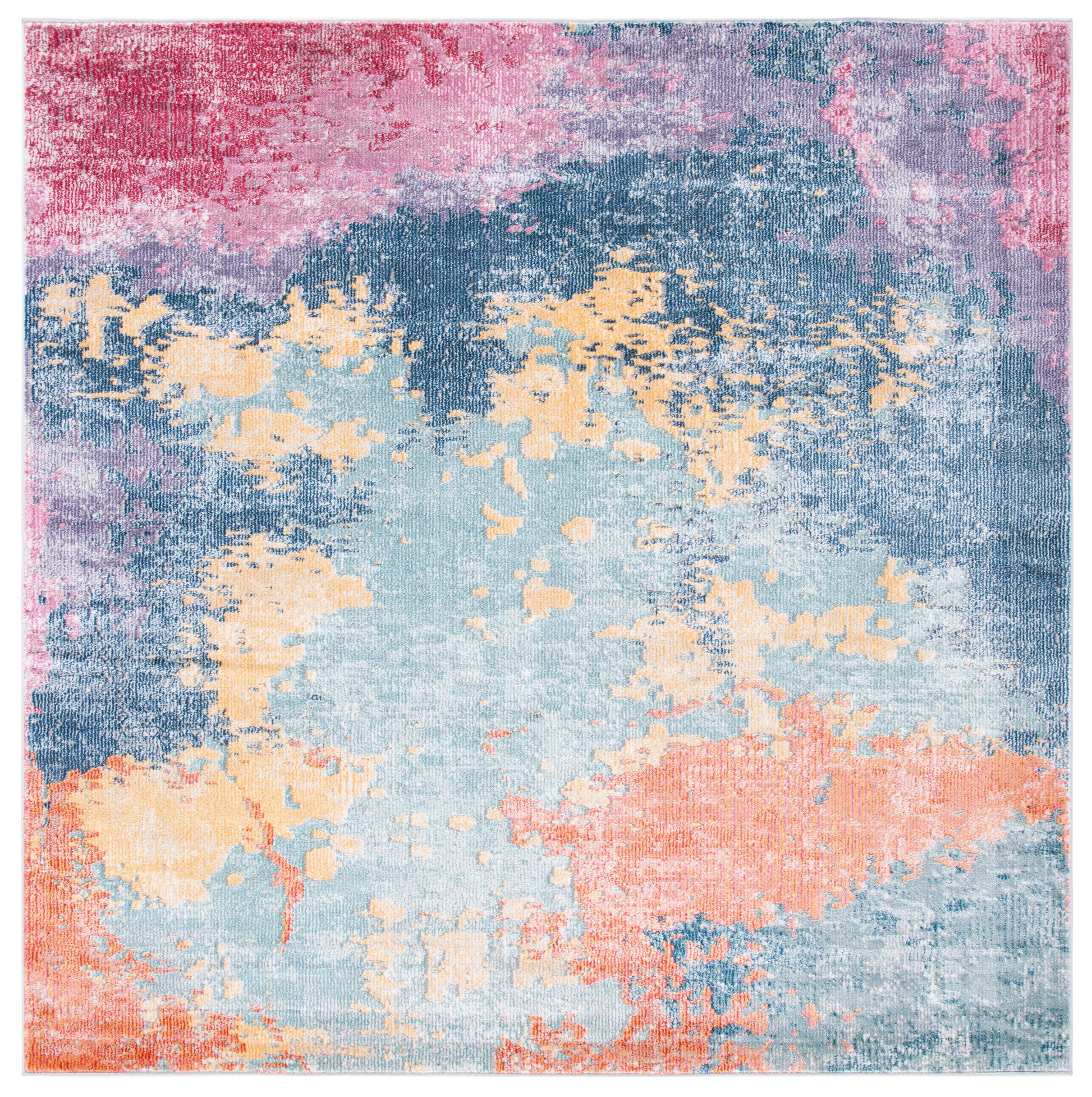 Safavieh Porcello Prl990M Blue/Pink Area Rug