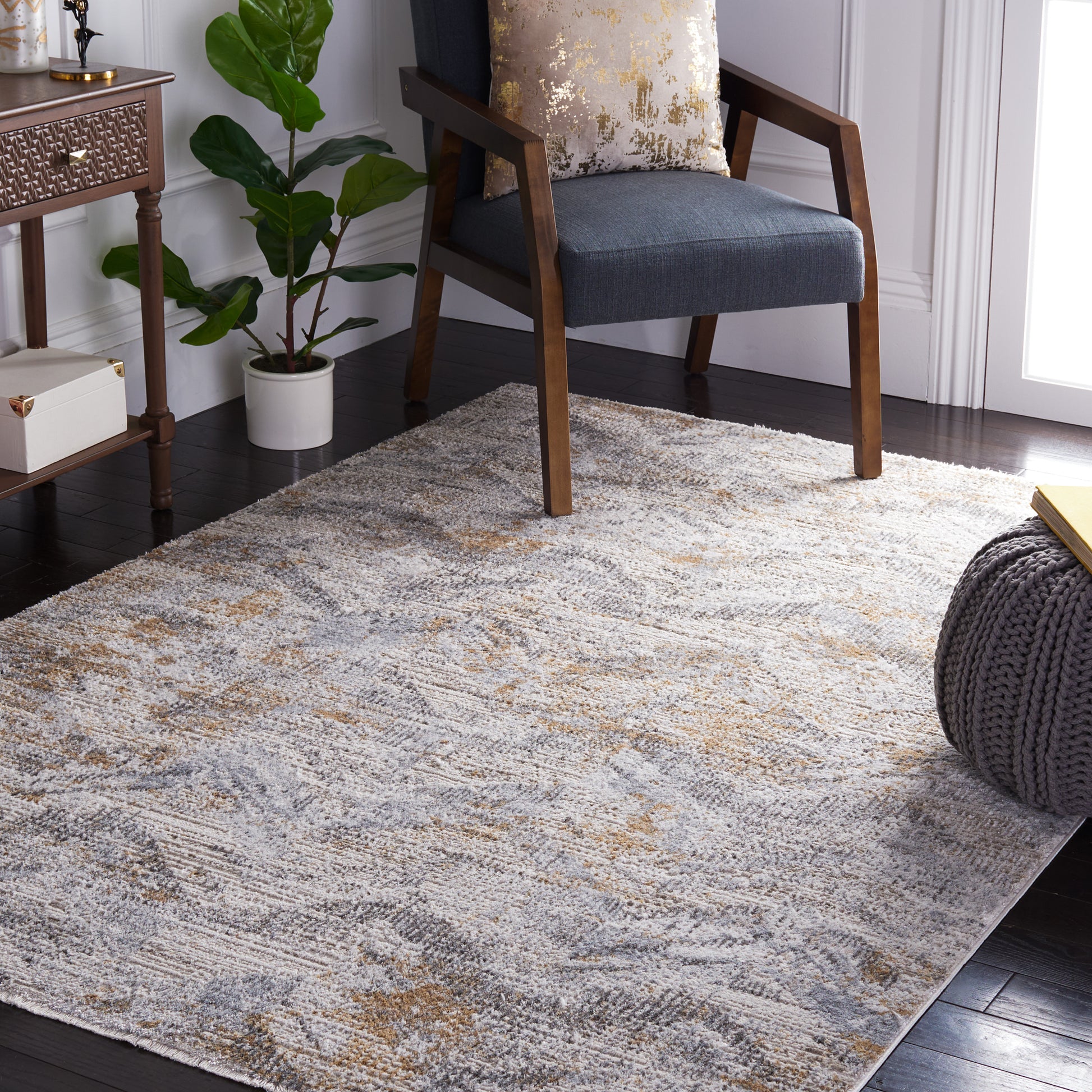 Safavieh Princeton Prn535A Ivory/Grey Area Rug