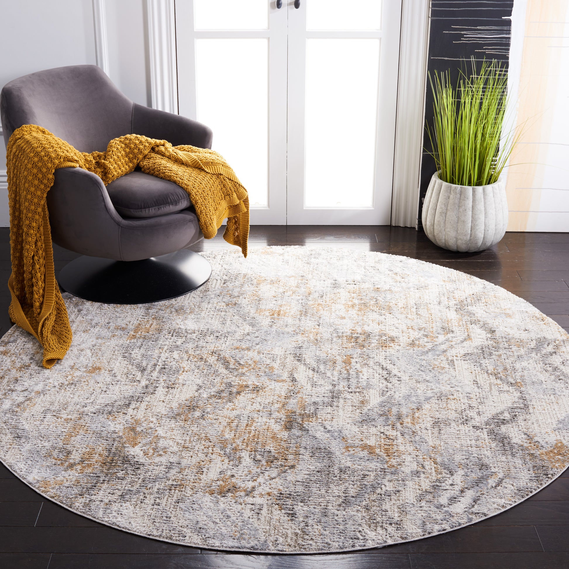 Safavieh Princeton Prn535A Ivory/Grey Area Rug