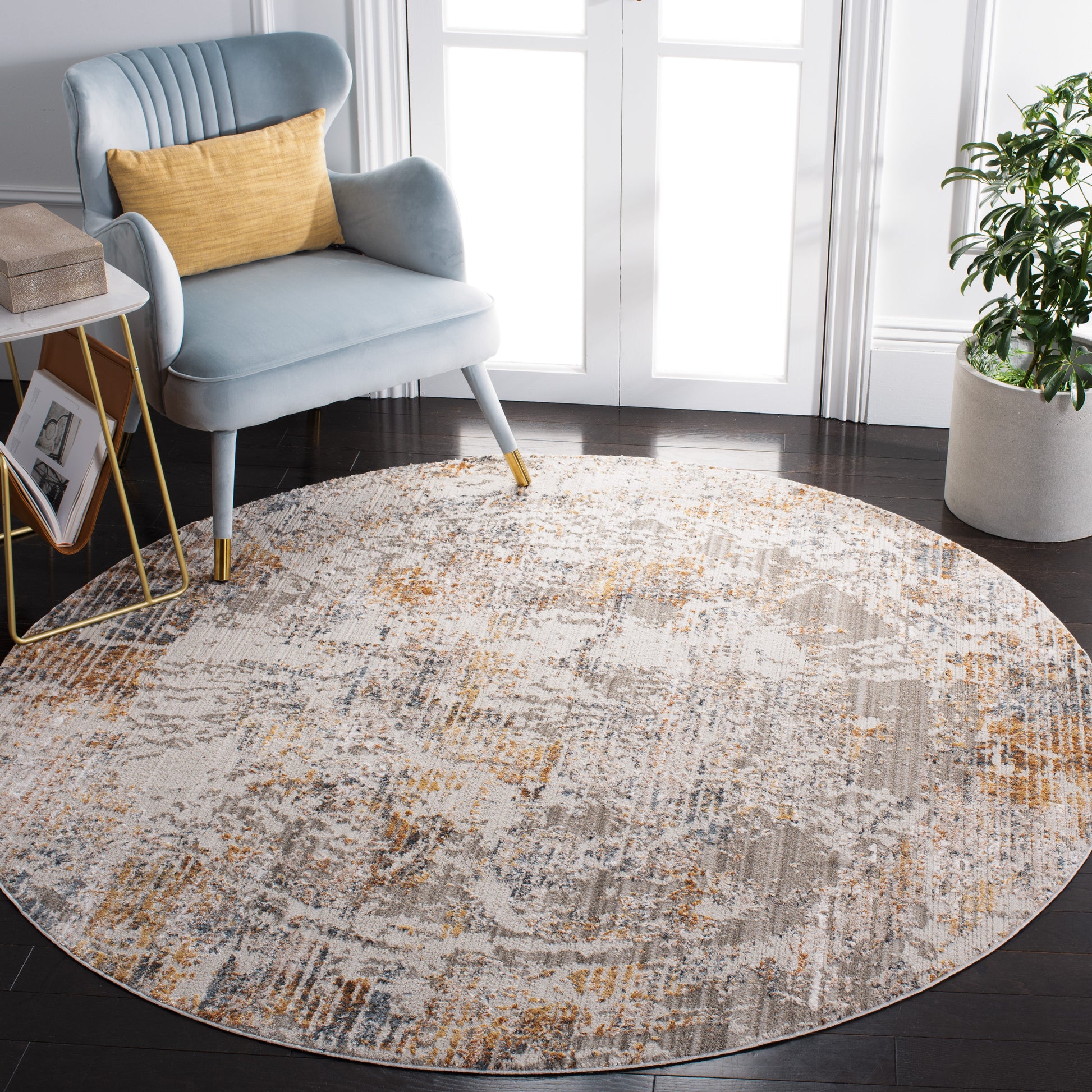 Safavieh Princeton Prn570A Ivory/Grey Area Rug