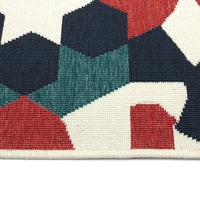 Kaleen Pianta Pta05-86 Multi, Navy, Teal, Ivory Area Rug