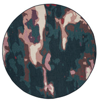 Kaleen Pianta Pta06-91 Teal, Navy, Pink, Ivory Area Rug