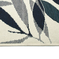 Kaleen Pianta Pta07-01 Ivory, Teal , Navy Area Rug