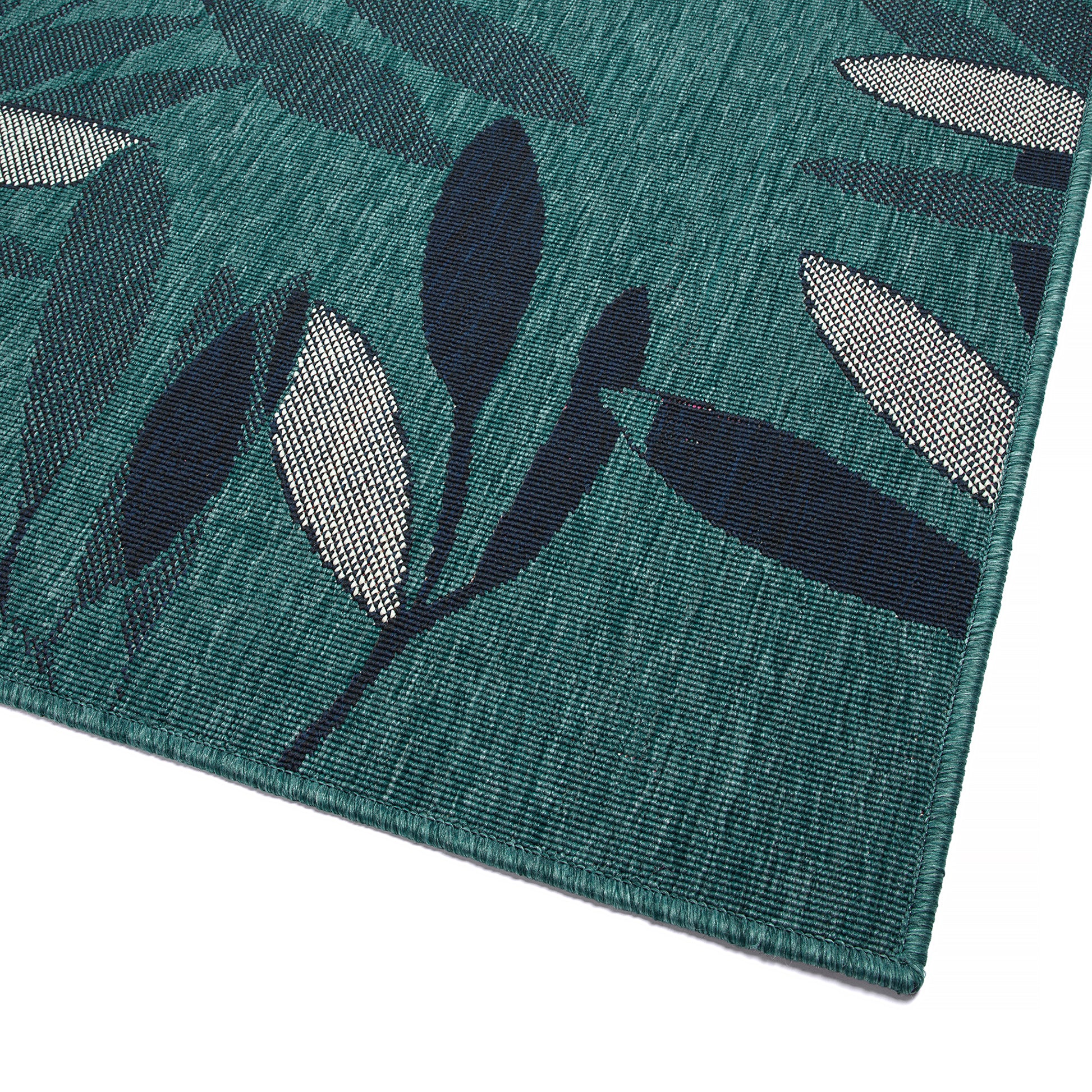 Kaleen Pianta Pta07-91 Teal, Navy, Ivory Area Rug