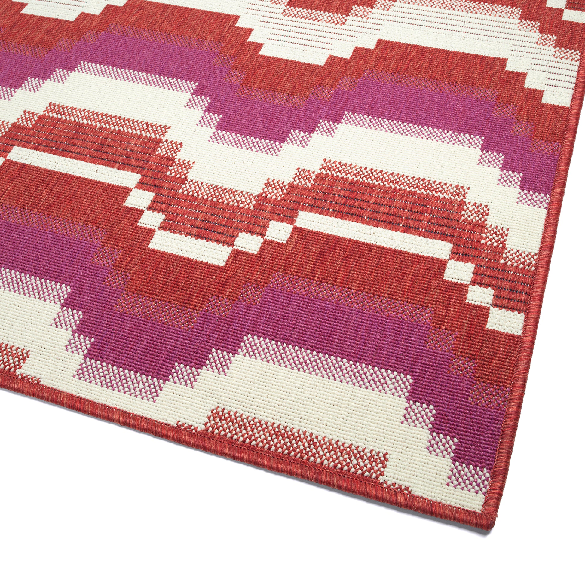 Kaleen Pianta Pta08-25 Red, Pink, Ivory Area Rug