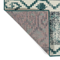 Kaleen Pianta Pta09-91 Teal, Navy, Ivory Area Rug