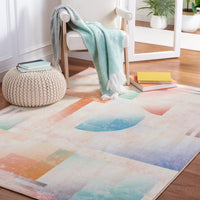 Safavieh Paint Brush Ptb189U Pink/Blue Area Rug