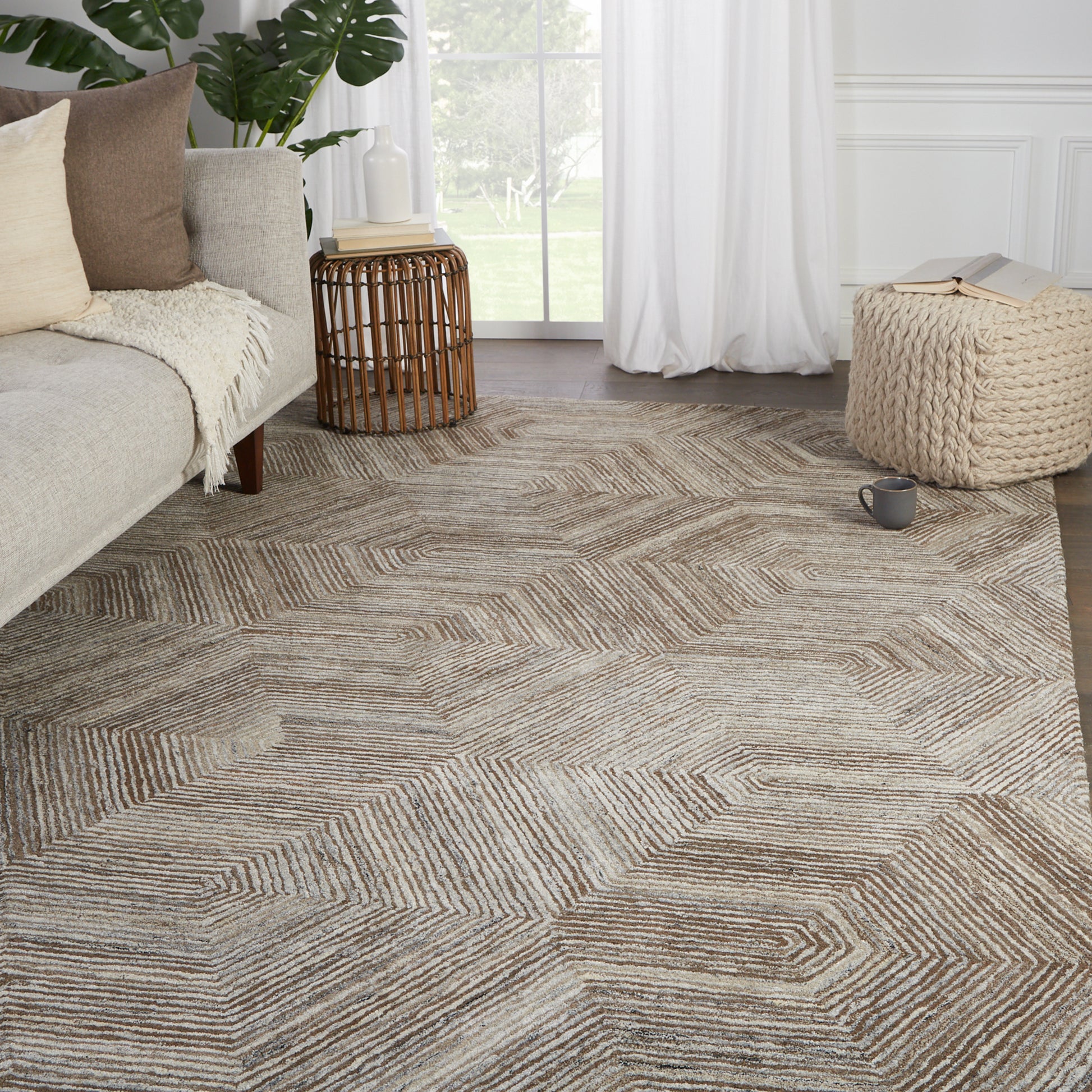 Jaipur Pathways By Verde Home Rome Pvh05 Brown/Light Gray Area Rug