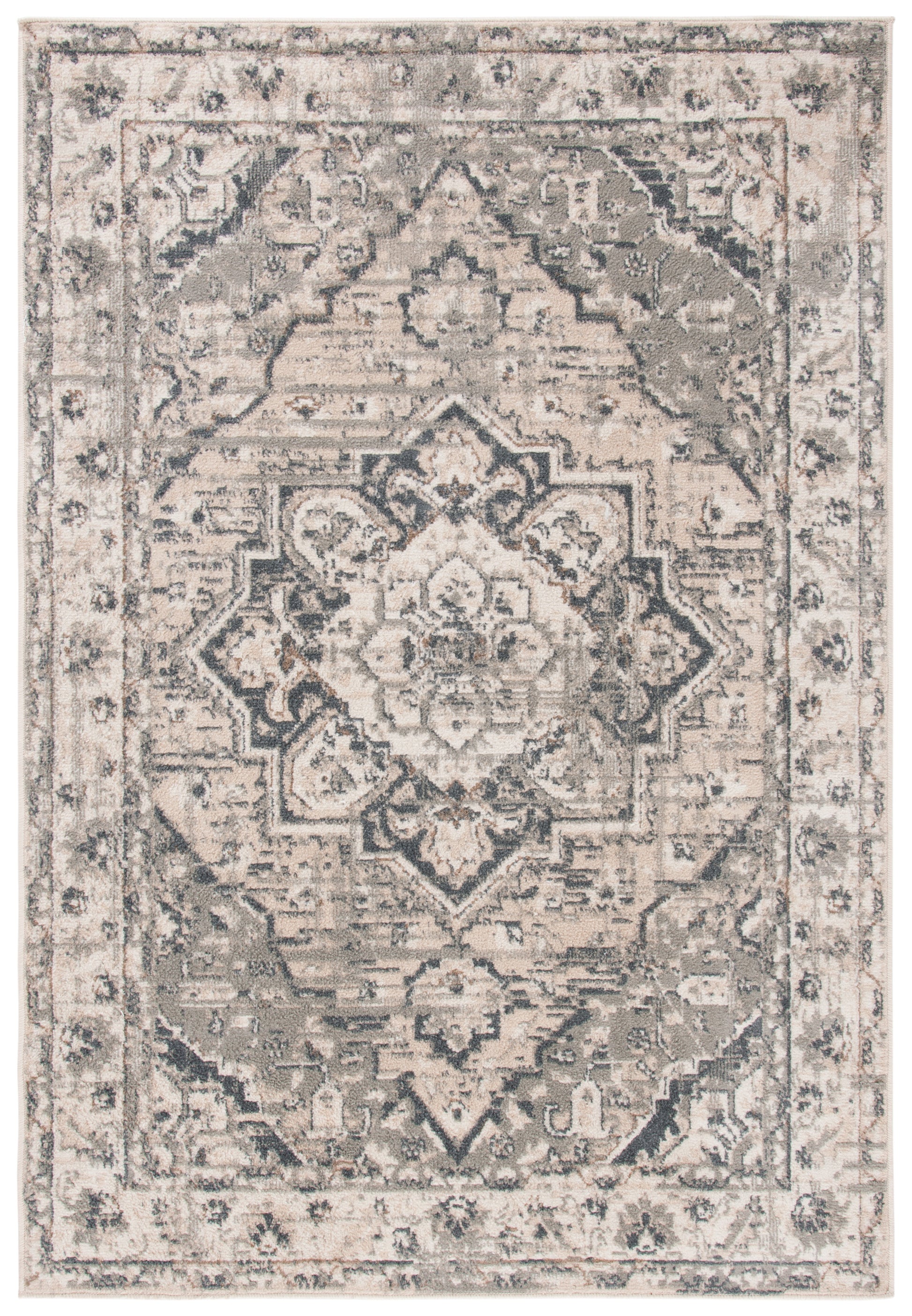 Safavieh Pyramid Pyr268A Ivory/Grey Area Rug