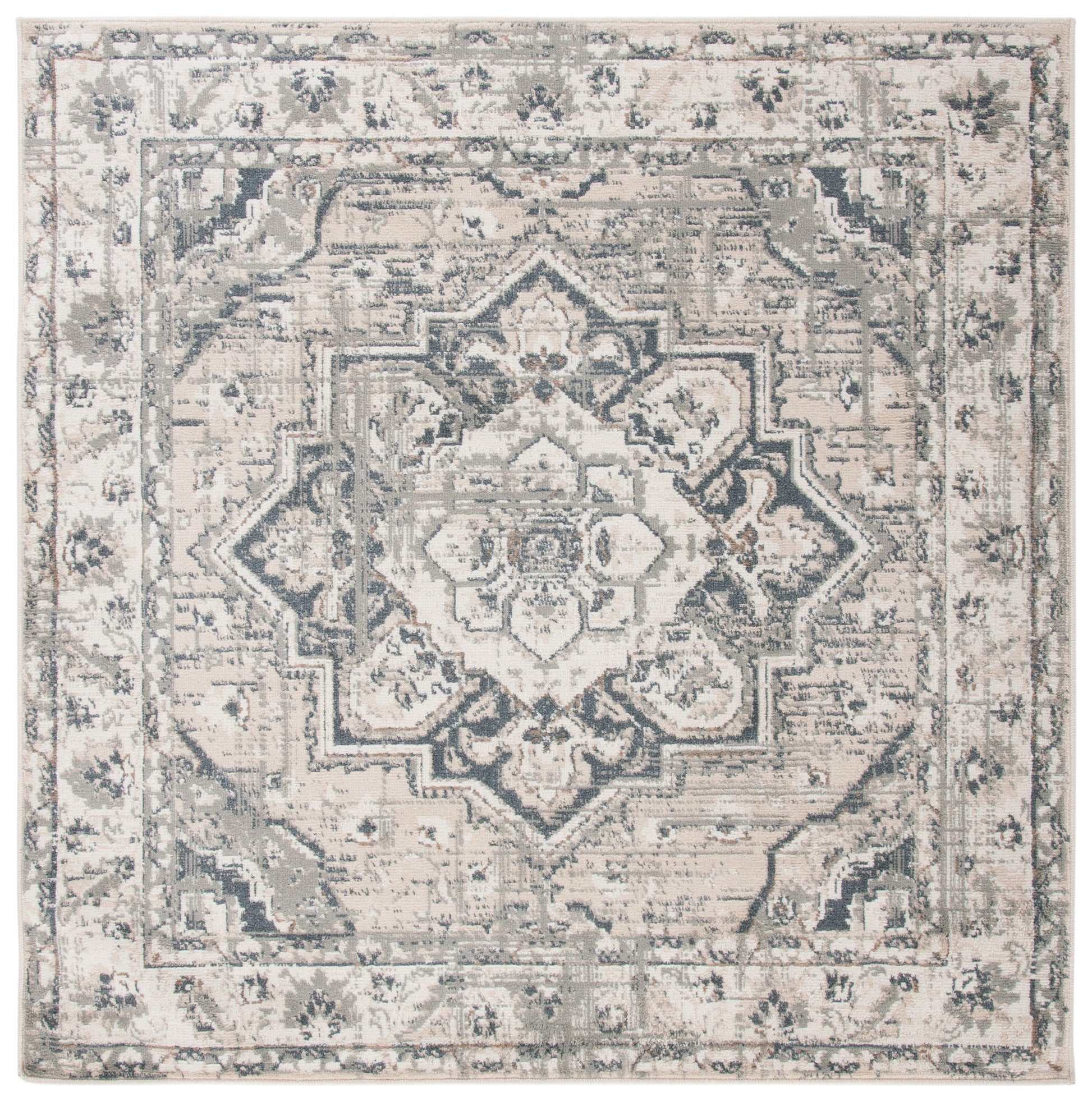 Safavieh Pyramid Pyr268A Ivory/Grey Area Rug