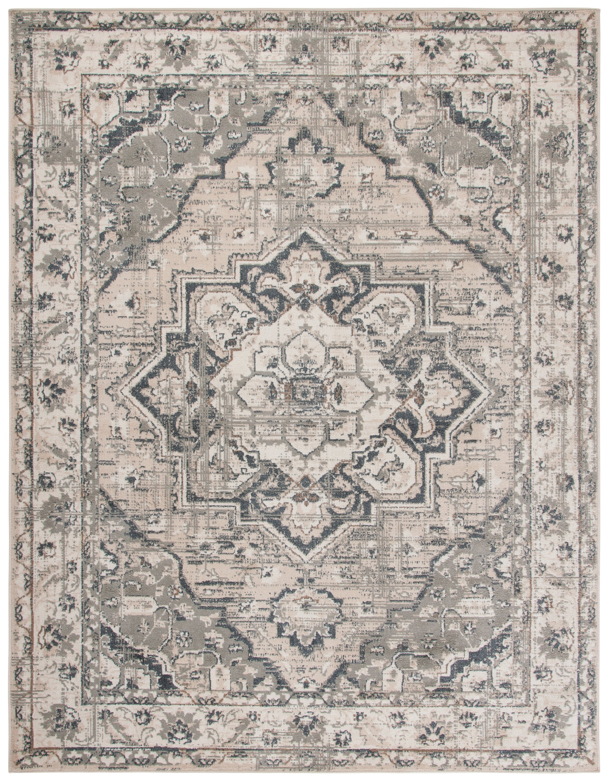 Safavieh Pyramid Pyr268A Ivory/Grey Area Rug