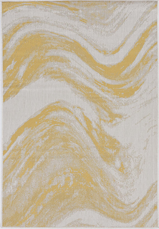KAS Provo 5764 Strokes Ivory/Gold Area Rug