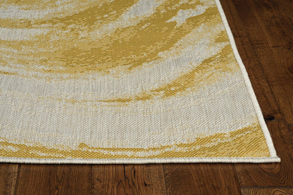KAS Provo 5764 Strokes Ivory/Gold Area Rug