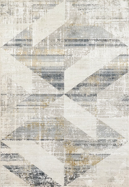 Dynamic Rugs Quartz 27072 Ivory/Slate Area Rug