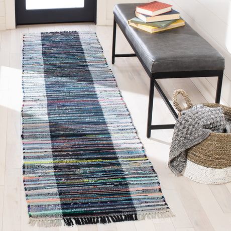 Safavieh Rag Rug Rar122F Grey/Black Rugs.