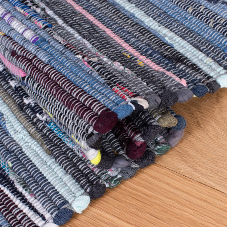 Safavieh Rag Rug Rar122F Grey/Black Rugs.