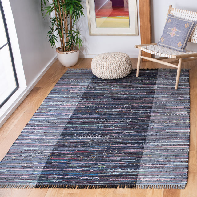Safavieh Rag Rug Rar122F Grey/Black Rugs.