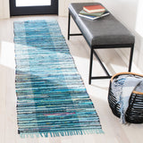 Safavieh Rag Rug Rar122M Light Blue/Grey Rugs.
