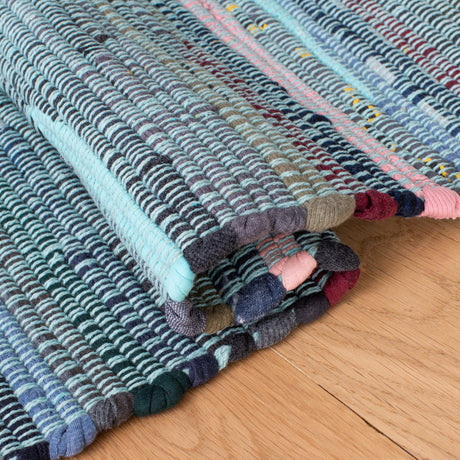 Safavieh Rag Rug Rar122M Light Blue/Grey Rugs.