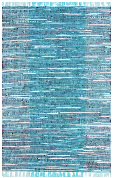 Safavieh Rag Rug Rar122M Light Blue/Grey Rugs.