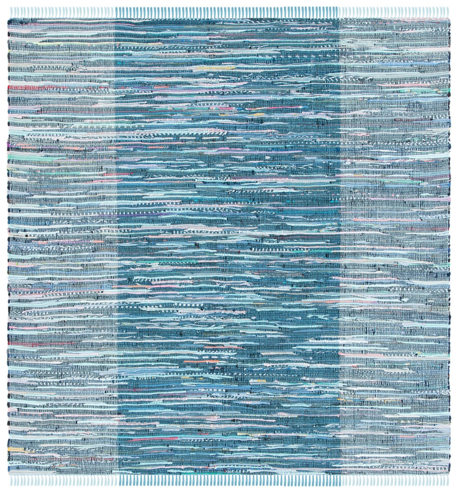 Safavieh Rag Rug Rar122M Light Blue/Grey Area Rug