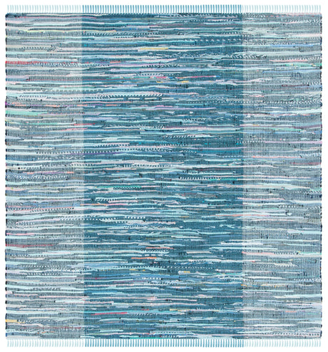 Safavieh Rag Rug Rar122M Light Blue/Grey Rugs.