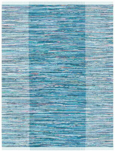 Safavieh Rag Rug Rar122M Light Blue/Grey Rugs.