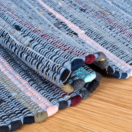 Safavieh Rag Rug Rar122N Navy/Blue Rugs.