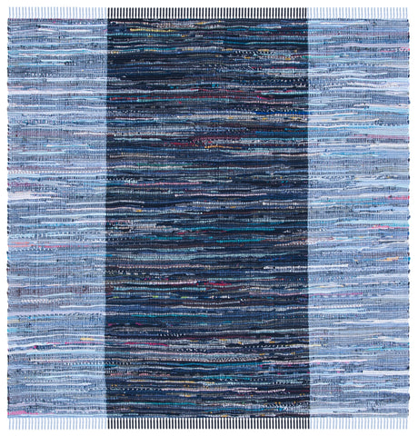 Safavieh Rag Rug Rar122N Navy/Blue Rugs.