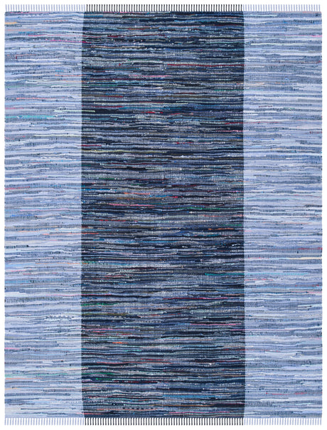 Safavieh Rag Rug Rar122N Navy/Blue Rugs.