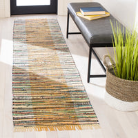 Safavieh Rag Rug Rar122P Rust/Gold Area Rug