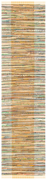 Safavieh Rag Rug Rar122P Rust/Gold Rugs.