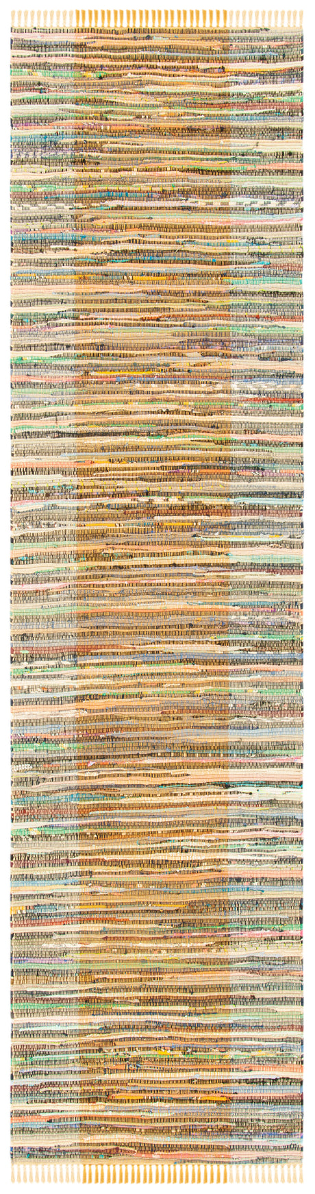 Safavieh Rag Rug Rar122P Rust/Gold Rugs.