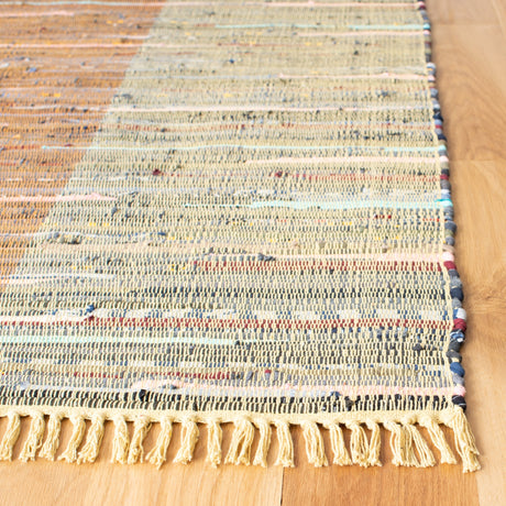 Safavieh Rag Rug Rar122P Rust/Gold Rugs.