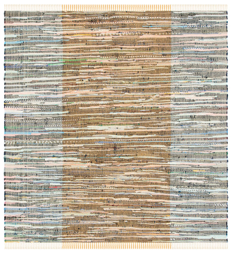 Safavieh Rag Rug Rar122P Rust/Gold Rugs.