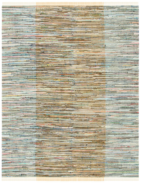 Safavieh Rag Rug Rar122P Rust/Gold Rugs.