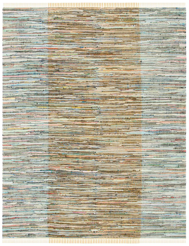 Safavieh Rag Rug Rar122P Rust/Gold Rugs.