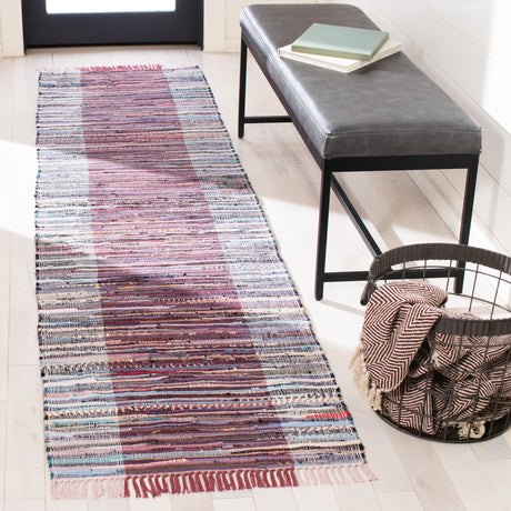 Safavieh Rag Rug Rar122Q Red/Grey Rugs.
