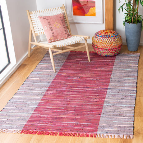 Safavieh Rag Rug Rar122Q Red/Grey Rugs.