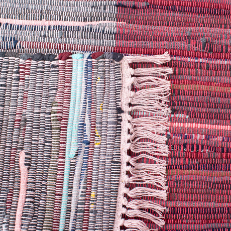 Safavieh Rag Rug Rar122Q Red/Grey Area Rug