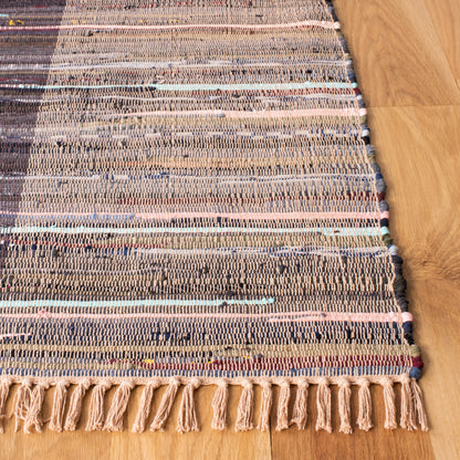 Safavieh Rag Rug Rar122V Purple/Blue Area Rug