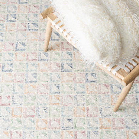 Safavieh Rodeo Drive Rd102M Ivory/Blue Rugs.
