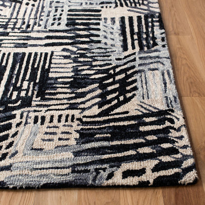 Safavieh Rodeo Drive Rd551Z Black/Ivory Area Rug