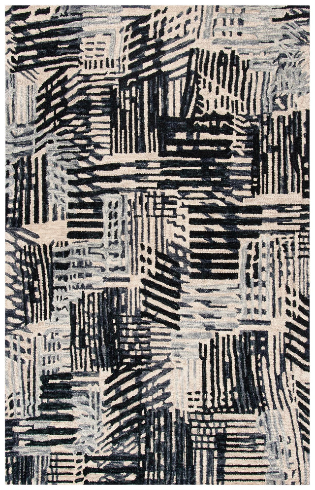 Safavieh Rodeo Drive Rd551Z Black/Ivory Rugs.